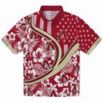 Arizona Diamondbacks Hawaiian Shirt - Custom Floral Wave Red White 1 custom-arizona-diamondbacks-floral-wave-red-white-hawaiian-shirt-best-selling