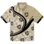 Army Black Knights Hawaiian Shirt - Custom Floral Wave Gold White 1 custom-army-black-knights-floral-wave-gold-white-hawaiian-shirt-best-selling