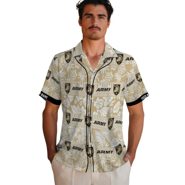 custom-army-black-knights-tribal-stripes-gold-white-hawaiian-shirt-fashion-forward custom army black knights tribal stripes gold white hawaiian shirt fashion forward