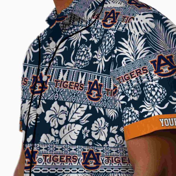 custom-auburn-tigers-tribal-stripes-navy-blue-white-hawaiian-shirt-trendy custom auburn tigers tribal stripes navy blue white hawaiian shirt trendy
