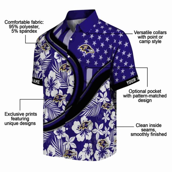 custom-baltimore-ravens-floral-wave-purple-white-hawaiian-shirt-new-arrival custom baltimore ravens floral wave purple white hawaiian shirt new arrival