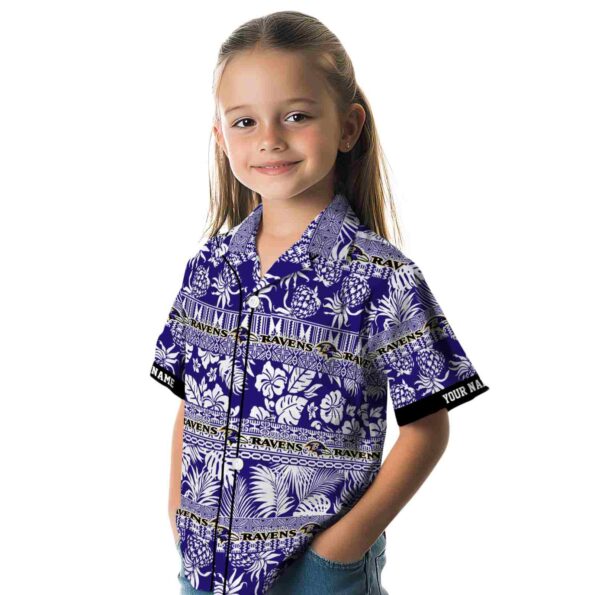 custom-baltimore-ravens-tribal-stripes-purple-white-hawaiian-shirt-premium-grade custom baltimore ravens tribal stripes purple white hawaiian shirt premium grade