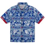Buffalo Bills Hawaiian Shirt - Custom Tribal Stripes Blue White 1 custom-buffalo-bills-tribal-stripes-blue-white-hawaiian-shirt-best-selling
