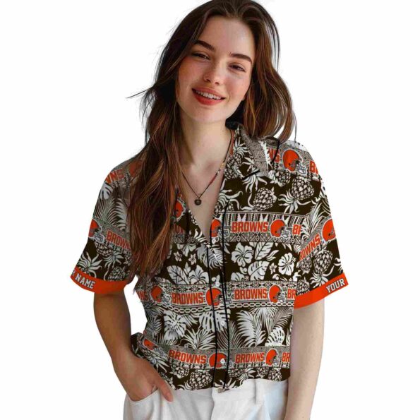 custom-cleveland-browns-tribal-stripes-brown-white-hawaiian-shirt-latest-model custom cleveland browns tribal stripes brown white hawaiian shirt latest model