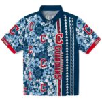 Cleveland Guardians Hawaiian Shirt - Custom Hibiscus Arrows Navy Blue White 1 custom-cleveland-guardians-hibiscus-arrows-navy-blue-white-hawaiian-shirt-best-selling