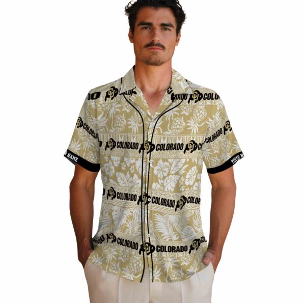 custom-colorado-buffaloes-tribal-stripes-gold-white-hawaiian-shirt-fashion-forward custom colorado buffaloes tribal stripes gold white hawaiian shirt fashion forward