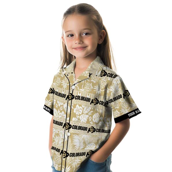 custom-colorado-buffaloes-tribal-stripes-gold-white-hawaiian-shirt-premium-grade custom colorado buffaloes tribal stripes gold white hawaiian shirt premium grade