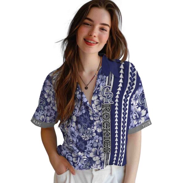 custom-colorado-rockies-hibiscus-arrows-blue-white-hawaiian-shirt-latest-model custom colorado rockies hibiscus arrows blue white hawaiian shirt latest model