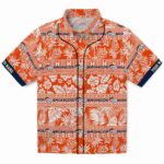 Denver Broncos Hawaiian Shirt - Custom Tribal Stripes Orange White 1 custom-denver-broncos-tribal-stripes-orange-white-hawaiian-shirt-best-selling