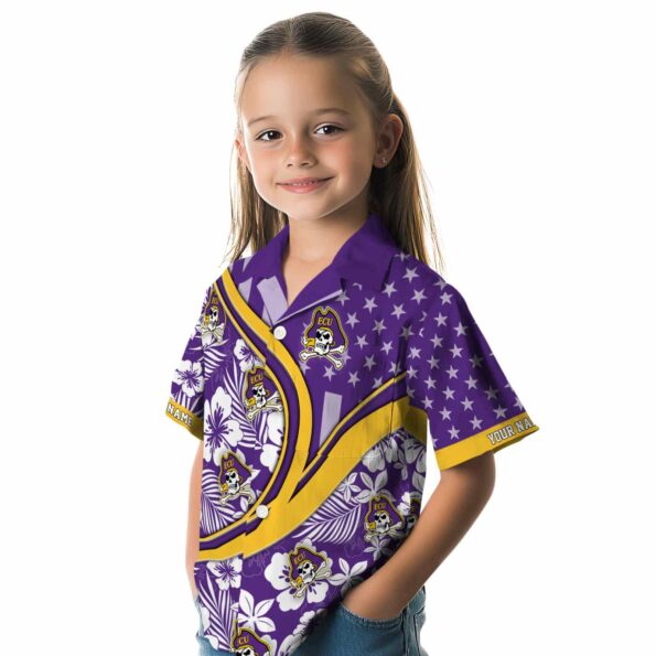 custom-east-carolina-pirates-floral-wave-purple-white-hawaiian-shirt-premium-grade custom east carolina pirates floral wave purple white hawaiian shirt premium grade