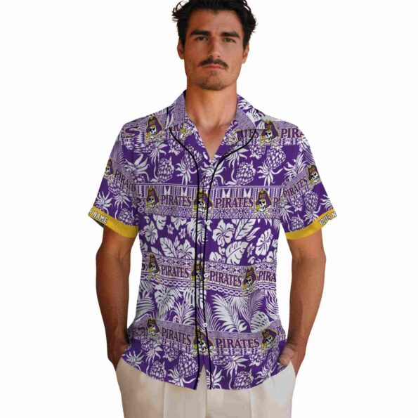 custom-east-carolina-pirates-tribal-stripes-purple-white-hawaiian-shirt-fashion-forward custom east carolina pirates tribal stripes purple white hawaiian shirt fashion forward
