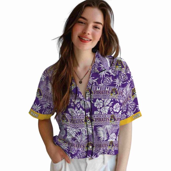 custom-east-carolina-pirates-tribal-stripes-purple-white-hawaiian-shirt-latest-model custom east carolina pirates tribal stripes purple white hawaiian shirt latest model