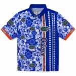 Florida Gators Hawaiian Shirt - Custom Hibiscus Arrows Blue White 1 custom-florida-gators-hibiscus-arrows-blue-white-hawaiian-shirt-best-selling
