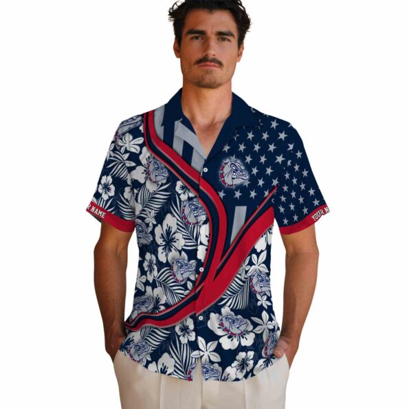custom-gonzaga-bulldogs-floral-wave-blue-white-hawaiian-shirt-fashion-forward custom gonzaga bulldogs floral wave blue white hawaiian shirt fashion forward