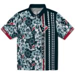 Houston Texans Hawaiian Shirt - Custom Hibiscus Arrows Blue White 1 custom-houston-texans-hibiscus-arrows-blue-white-hawaiian-shirt-best-selling