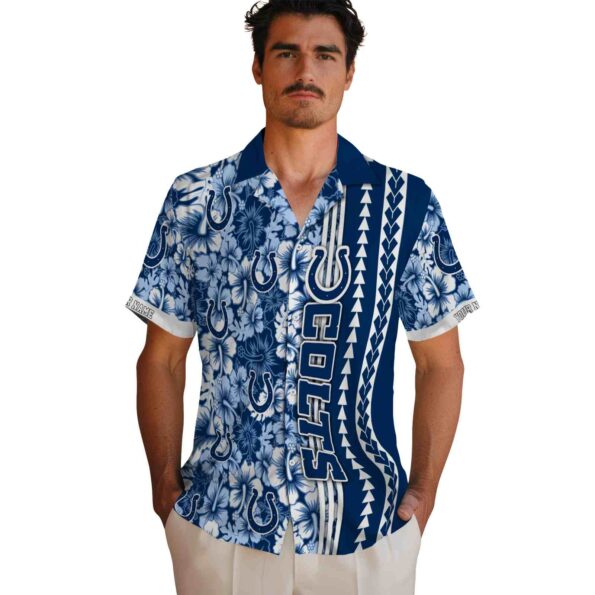 custom-indianapolis-colts-hibiscus-arrows-blue-white-hawaiian-shirt-fashion-forward custom indianapolis colts hibiscus arrows blue white hawaiian shirt fashion forward