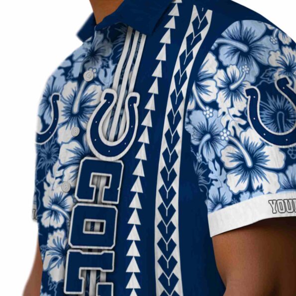 custom-indianapolis-colts-hibiscus-arrows-blue-white-hawaiian-shirt-trendy custom indianapolis colts hibiscus arrows blue white hawaiian shirt trendy