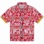 Kansas City Chiefs Hawaiian Shirt - Custom Tribal Stripes Red White 1 custom-kansas-city-chiefs-tribal-stripes-red-white-hawaiian-shirt-best-selling