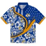 Los Angeles Rams Hawaiian Shirt - Custom Floral Wave Blue White 1 custom-los-angeles-rams-floral-wave-blue-white-hawaiian-shirt-best-selling
