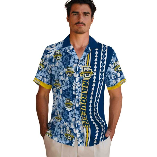 custom-marquette-golden-eagles-hibiscus-arrows-blue-white-hawaiian-shirt-fashion-forward custom marquette golden eagles hibiscus arrows blue white hawaiian shirt fashion forward