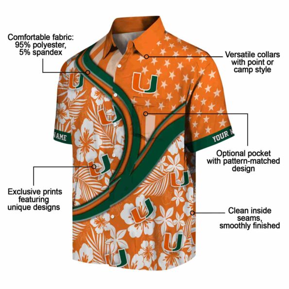 custom-miami-hurricanes-floral-wave-orange-white-hawaiian-shirt-new-arrival custom miami hurricanes floral wave orange white hawaiian shirt new arrival
