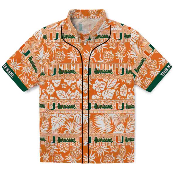 custom-miami-hurricanes-tribal-stripes-orange-white-hawaiian-shirt-best-selling custom miami hurricanes tribal stripes orange white hawaiian shirt best selling