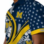 custom-michigan-wolverines-floral-wave-blue-white-hawaiian-shirt-best-selling