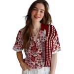 custom-mississippi-state-bulldogs-hibiscus-arrows-maroon-white-hawaiian-shirt-best-selling