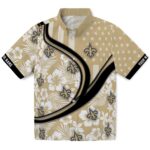 New Orleans Saints Hawaiian Shirt - Custom Floral Wave Gold White 1 custom-new-orleans-saints-floral-wave-gold-white-hawaiian-shirt-best-selling