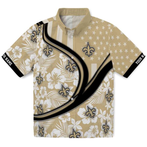 custom-new-orleans-saints-floral-wave-gold-white-hawaiian-shirt-best-selling custom new orleans saints floral wave gold white hawaiian shirt best selling