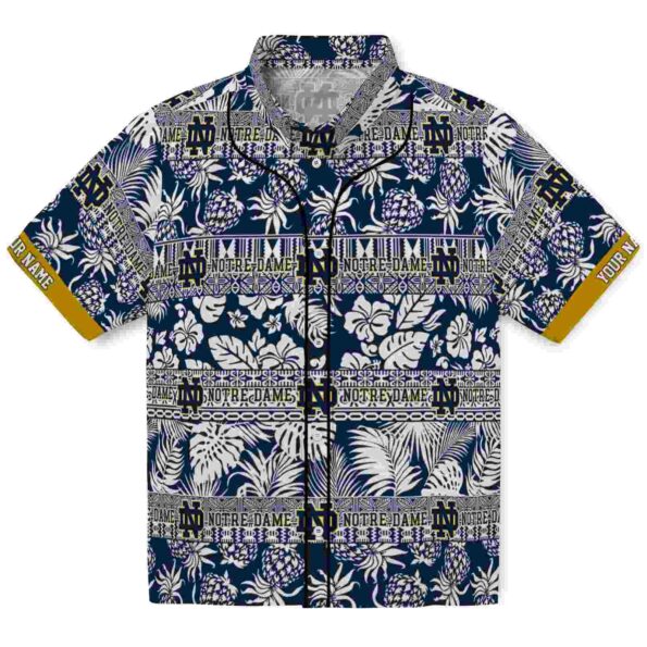 custom-notre-dame-fighting-irish-tribal-stripes-navy-white-hawaiian-shirt-best-selling custom notre dame fighting irish tribal stripes navy white hawaiian shirt best selling