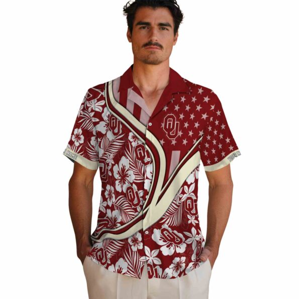 custom-oklahoma-sooners-floral-wave-crimson-white-hawaiian-shirt-fashion-forward custom oklahoma sooners floral wave crimson white hawaiian shirt fashion forward