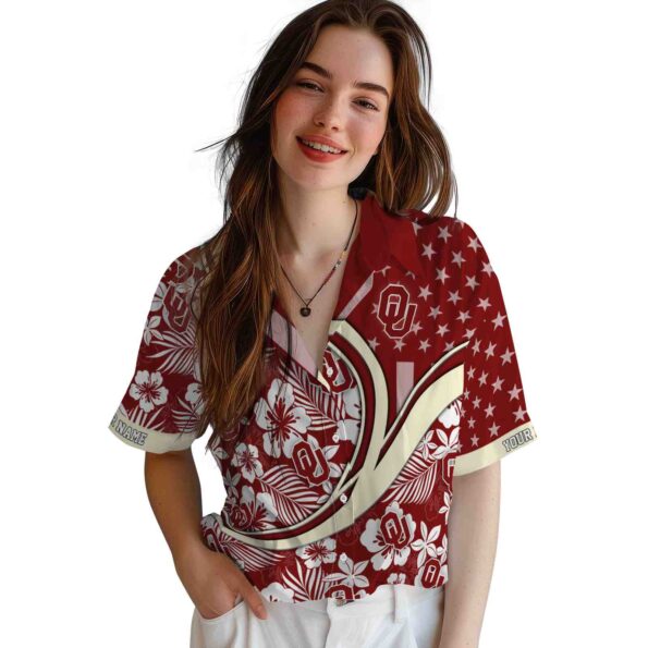 custom-oklahoma-sooners-floral-wave-crimson-white-hawaiian-shirt-latest-model custom oklahoma sooners floral wave crimson white hawaiian shirt latest model