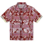 Oklahoma Sooners Hawaiian Shirt - Custom Tribal Stripes Crimson White 1 custom-oklahoma-sooners-tribal-stripes-crimson-white-hawaiian-shirt-best-selling
