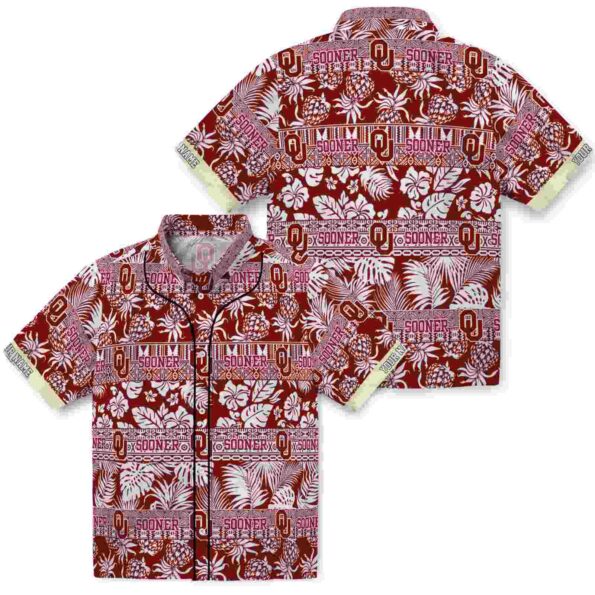 custom-oklahoma-sooners-tribal-stripes-crimson-white-hawaiian-shirt-high-quality custom oklahoma sooners tribal stripes crimson white hawaiian shirt high quality