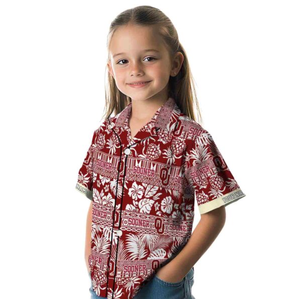 custom-oklahoma-sooners-tribal-stripes-crimson-white-hawaiian-shirt-premium-grade custom oklahoma sooners tribal stripes crimson white hawaiian shirt premium grade