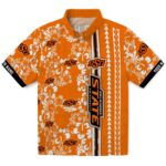 Oklahoma State Cowboys Hawaiian Shirt - Custom Hibiscus Arrows Orange White 1 custom-oklahoma-state-cowboys-hibiscus-arrows-orange-white-hawaiian-shirt-best-selling