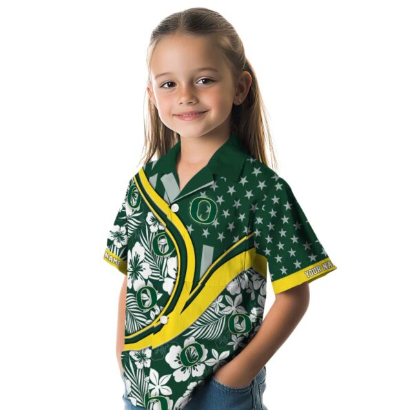 custom-oregon-ducks-floral-wave-green-white-hawaiian-shirt-premium-grade custom oregon ducks floral wave green white hawaiian shirt premium grade