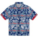 Philadelphia Phillies Hawaiian Shirt - Custom Tribal Stripes Blue White 1 custom-philadelphia-phillies-tribal-stripes-blue-white-hawaiian-shirt-best-selling