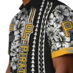 custom-pittsburgh-pirates-hibiscus-arrows-black-white-hawaiian-shirt-best-selling