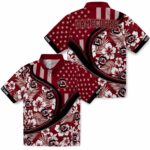 custom-south-carolina-gamecocks-floral-wave-garnet-white-hawaiian-shirt-best-selling
