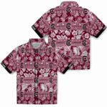 custom-south-carolina-gamecocks-tribal-stripes-garnet-white-hawaiian-shirt-best-selling