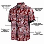 custom-south-carolina-gamecocks-tribal-stripes-garnet-white-hawaiian-shirt-best-selling