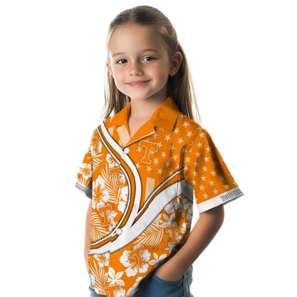 custom-tennessee-volunteers-floral-wave-orange-white-hawaiian-shirt-premium-grade custom tennessee volunteers floral wave orange white hawaiian shirt premium grade