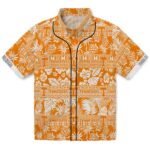 Tennessee Volunteers Hawaiian Shirt - Custom Tribal Stripes Orange White 1 custom-tennessee-volunteers-tribal-stripes-orange-white-hawaiian-shirt-best-selling