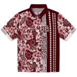 Texas A&M Aggies Hawaiian Shirt - Custom Hibiscus Arrows Maroon White 1 custom-texas-am-aggies-hibiscus-arrows-maroon-white-hawaiian-shirt-best-selling