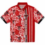 Texas Tech Red Raiders Hawaiian Shirt - Custom Hibiscus Arrows Red White 1 custom-texas-tech-red-raiders-hibiscus-arrows-red-white-hawaiian-shirt-best-selling