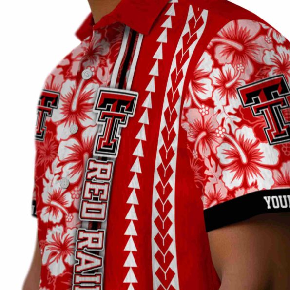 custom-texas-tech-red-raiders-hibiscus-arrows-red-white-hawaiian-shirt-trendy custom texas tech red raiders hibiscus arrows red white hawaiian shirt trendy