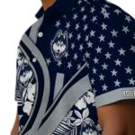 custom-uconn-huskies-floral-wave-blue-white-hawaiian-shirt-best-selling