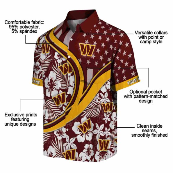 custom-washington-commanders-floral-wave-burgundy-white-hawaiian-shirt-new-arrival custom washington commanders floral wave burgundy white hawaiian shirt new arrival